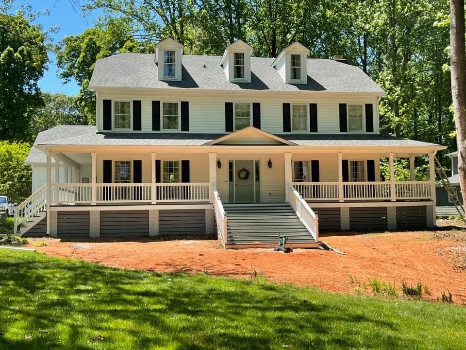 Two Story House With Lots Of Windows — Charlotte, NC — Wade H Helms Guttering
