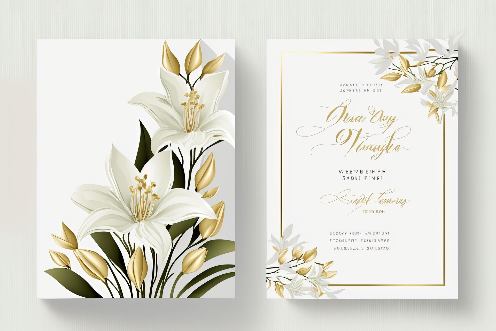 Wedding invitations 