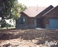 Before Landscaping - Landscapers in Andover, MN