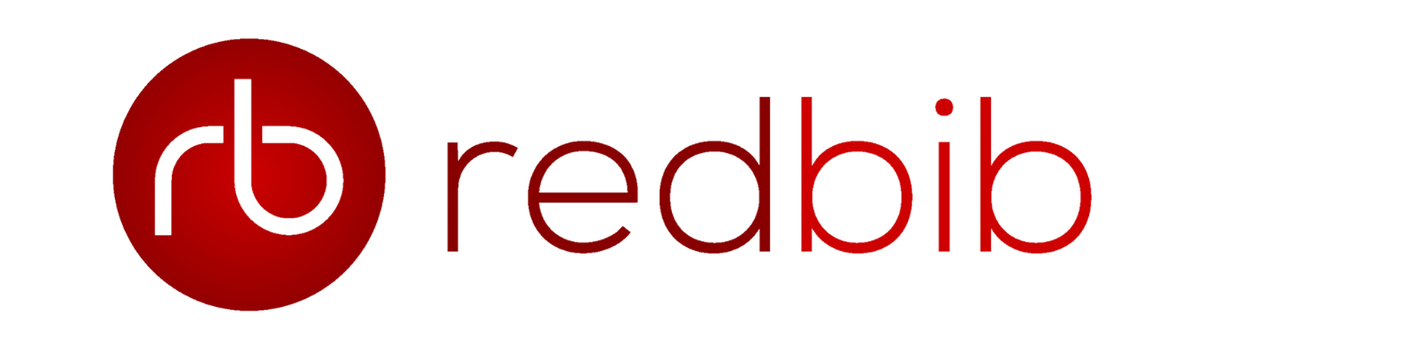 A Redbib logo on a white background