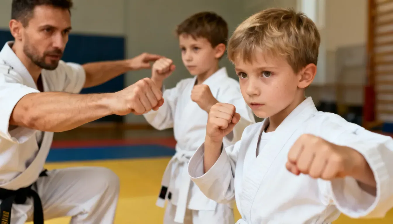 Kids martial arts class in Sydney’s south west at Team Martial Arts
