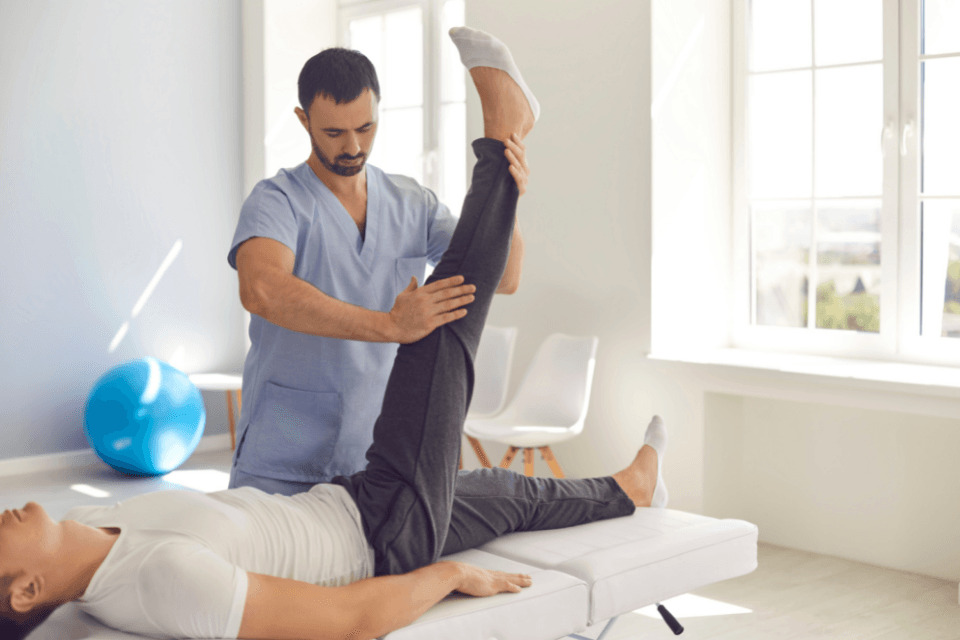Physical therapy helps alleviating pain