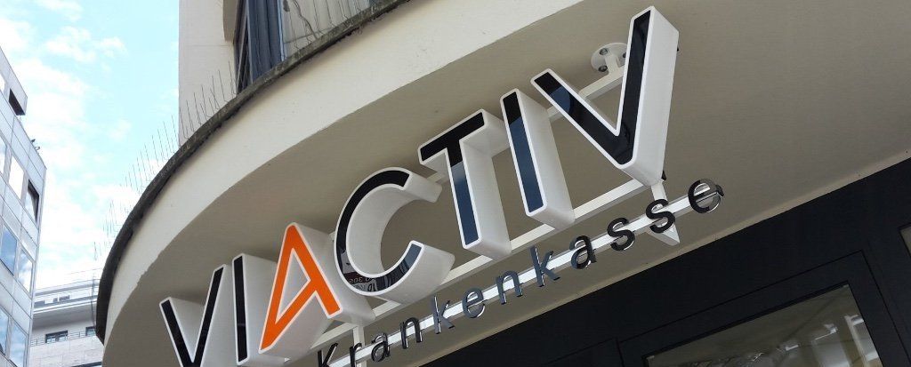 Leuchtreklame Viactiv