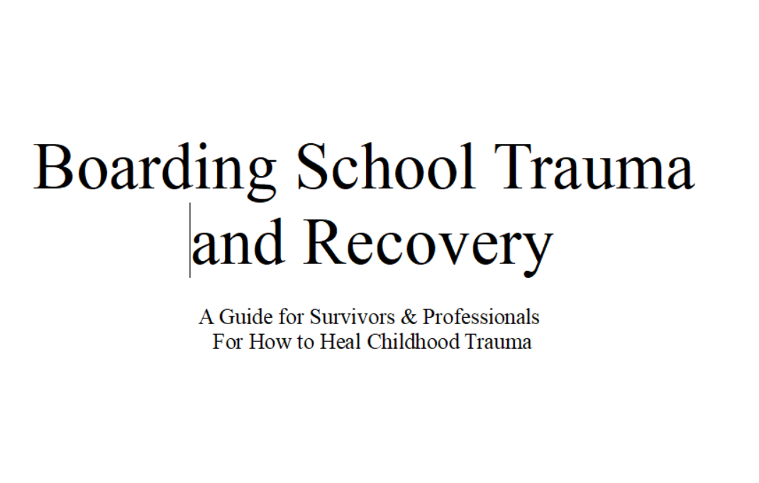 Piers Cross Book Boarding School Syndrome and Recovery