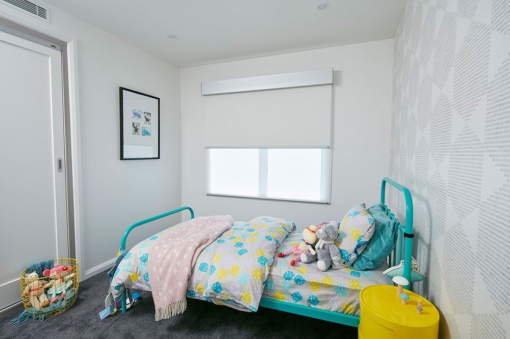 Child's Room with Roller Blinds — Blinds in Bogangar, NSW