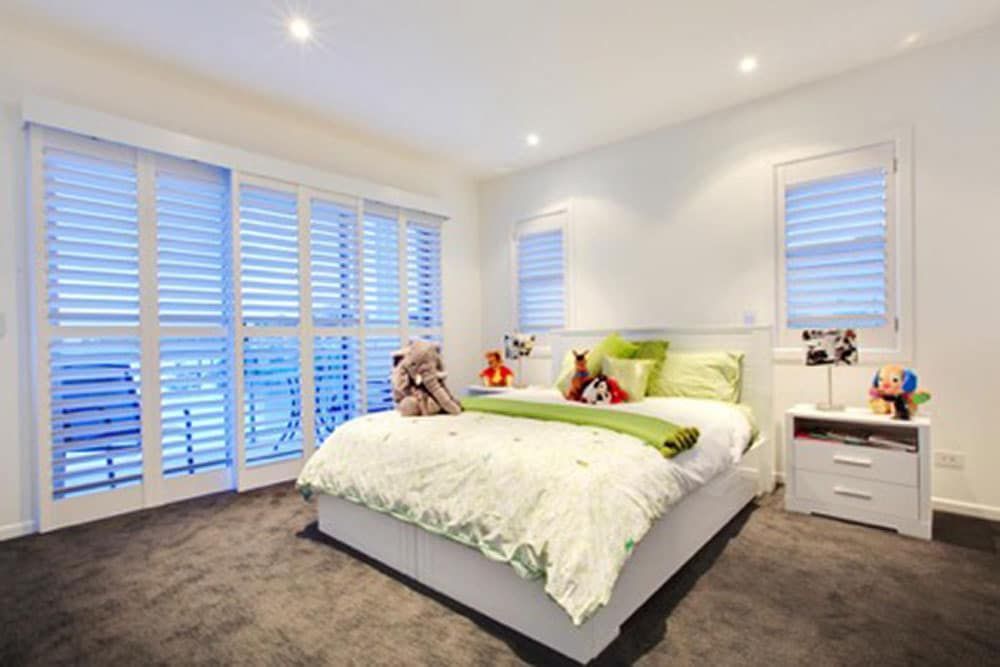 Thermalite 2 Shutters in Child's Bedroom — Blinds in Bogangar, NSW