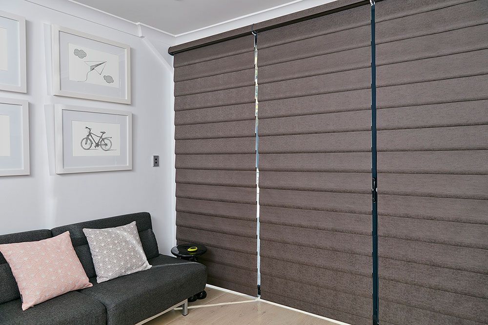 Brown Shade Blinds Closed for Security — Blinds in Bogangar, NSW