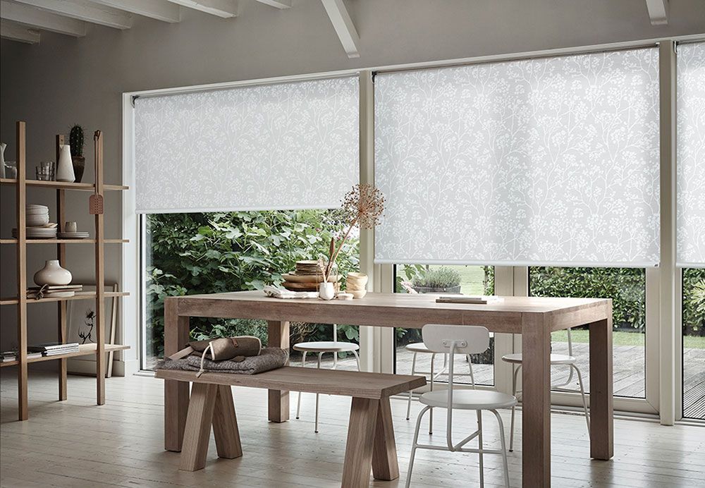 Decorative Blinds In Dining Room — Blinds in Bogangar, NSW