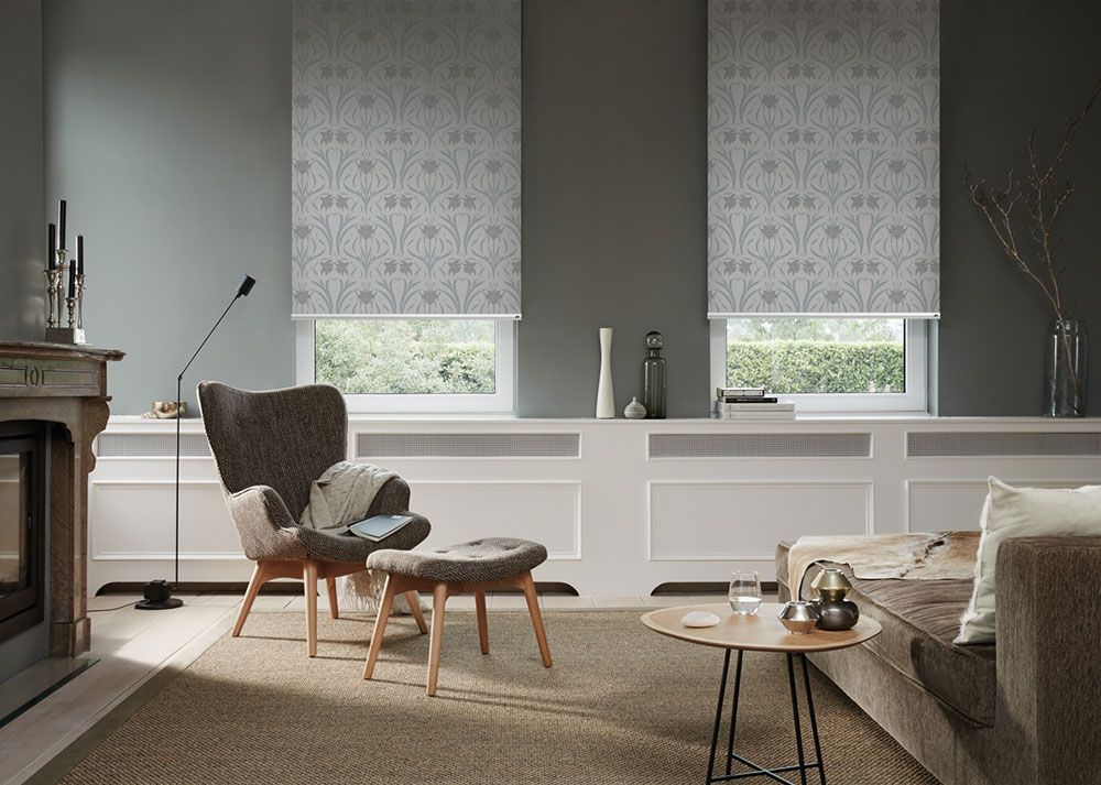 Detailed Roller Blinds In Library — Blinds in Bogangar, NSW