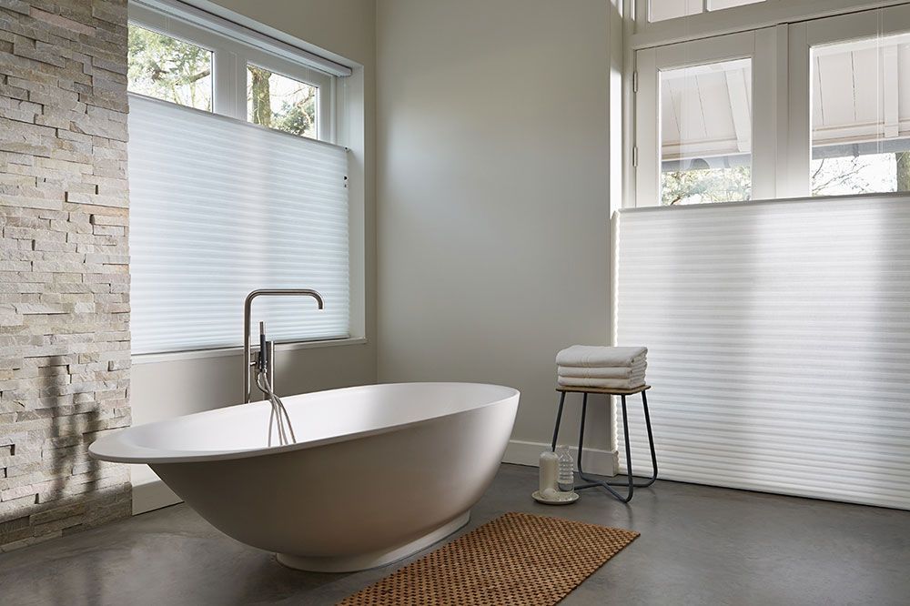 Duette 5 Blinds Bathroom — Blinds in Bogangar, NSW