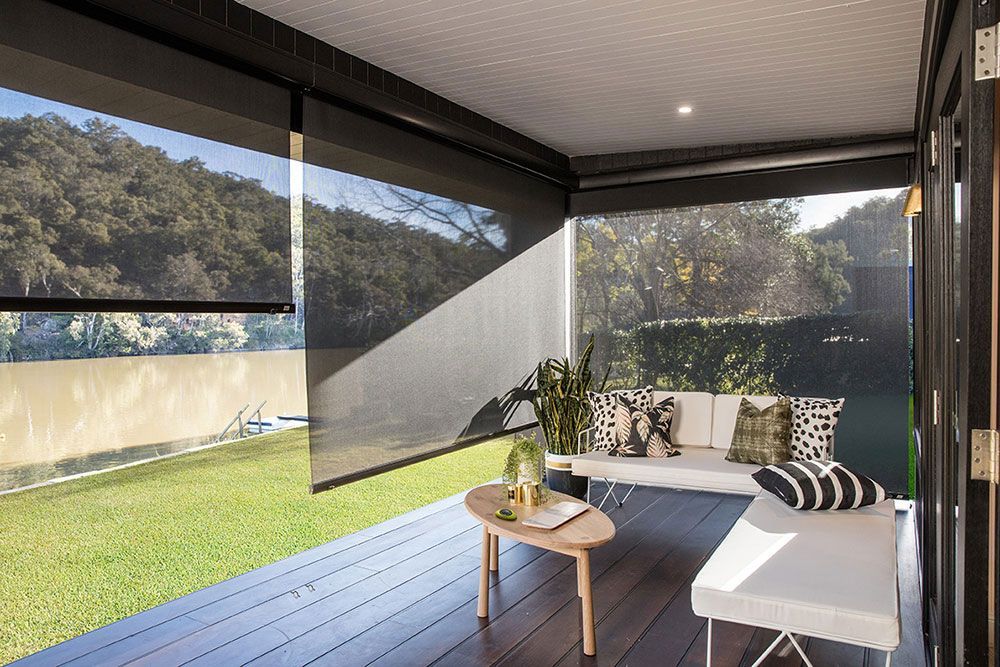 EVO Straight Drop Awnings Enhancing Security and Style — Blinds in Bogangar, NSW