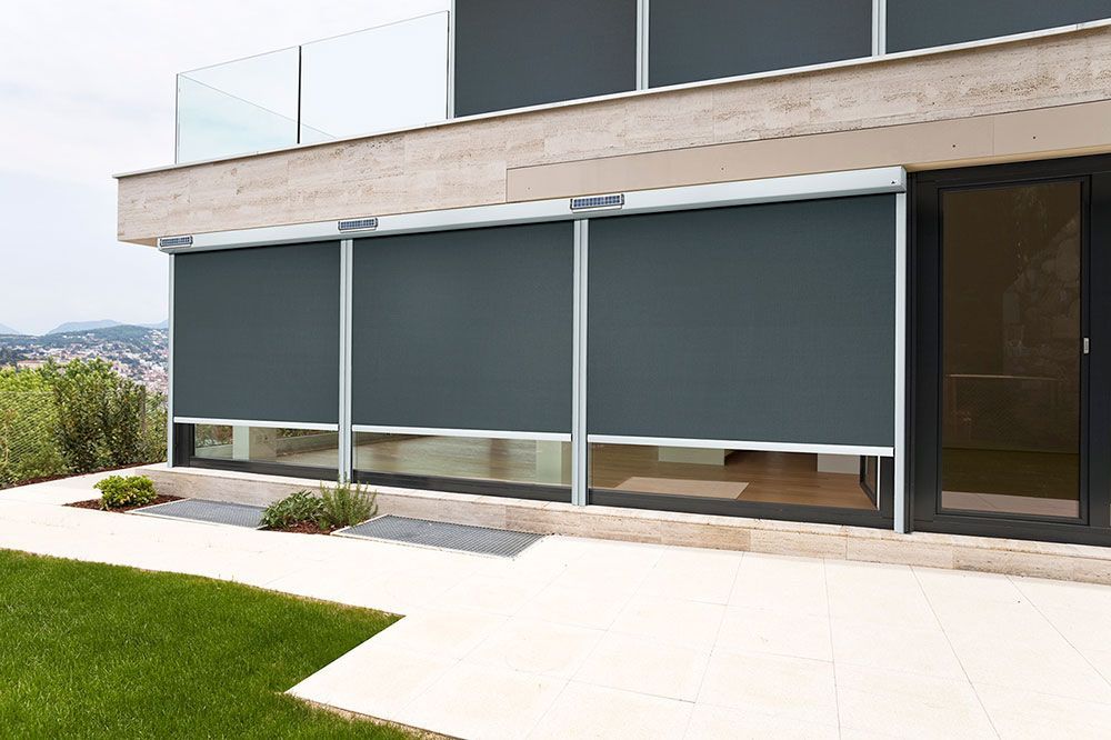 remote controlled external awnings