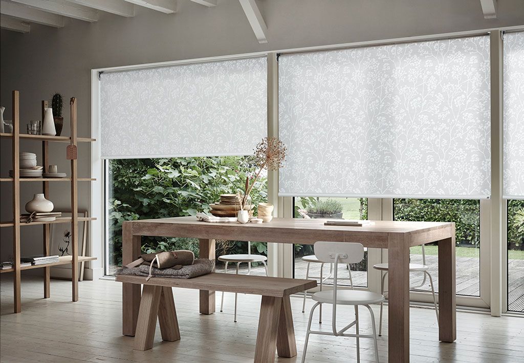 Floral Soft Shade for Stylish Security and Blinds — Blinds in Bogangar, NSW