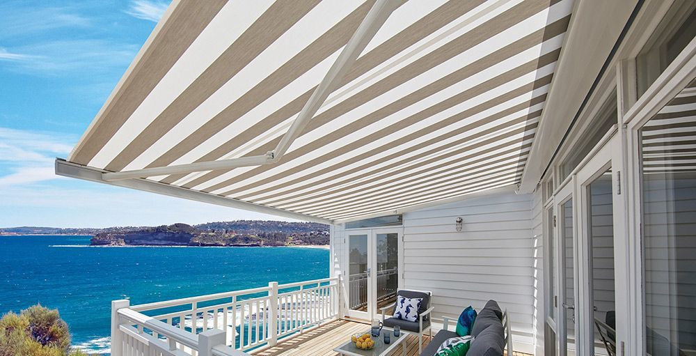 Folding Arm Awning for Stylish Outdoor Comfort — Blinds in Bogangar, NSW