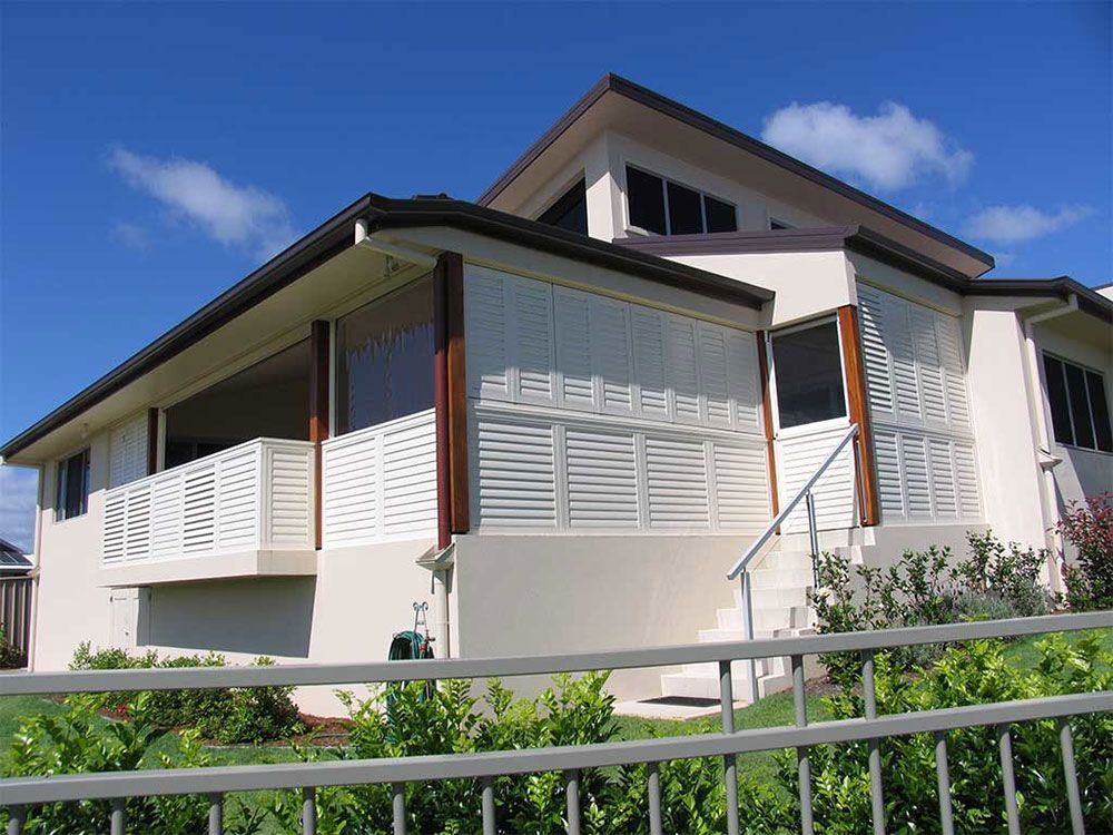 Patio Enclosure Shutters — Blinds in Bogangar, NSW