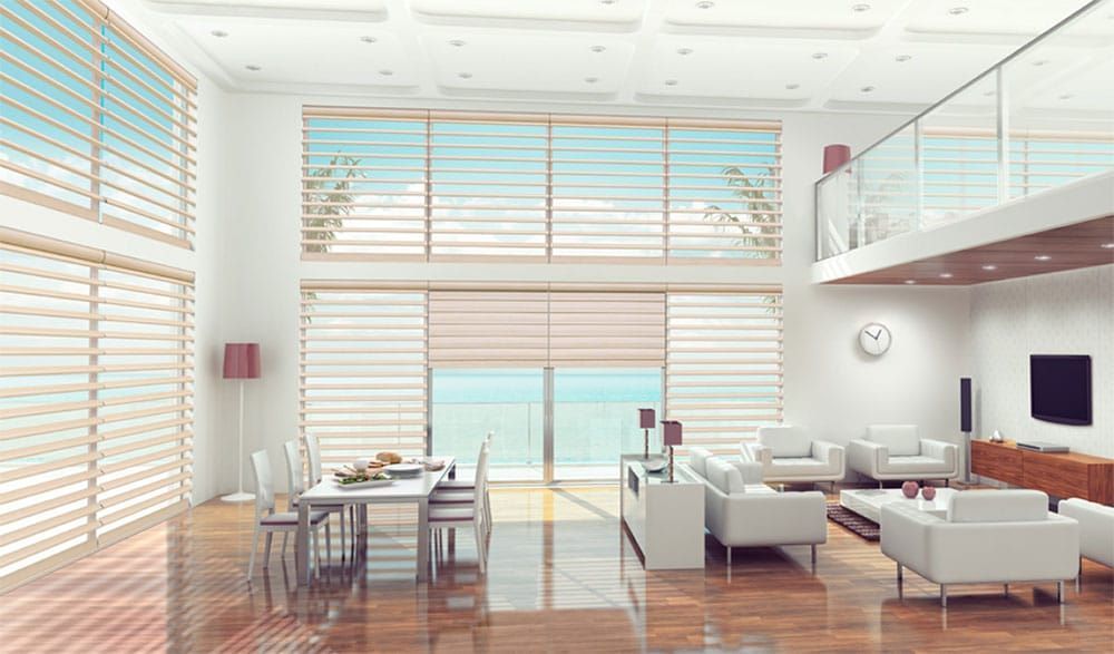 Piouette Shades Lounge Dining Rooms — Blinds in Bogangar, NSW