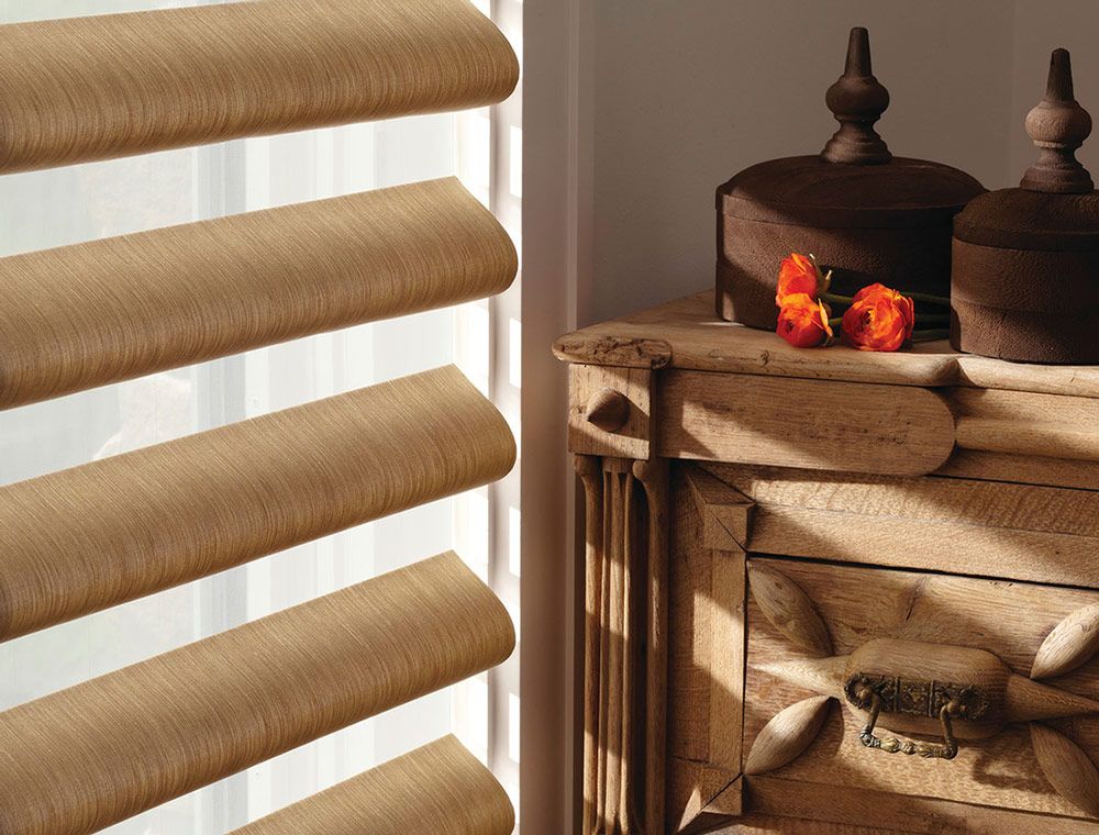 Pirouette Blinds Enhancing the Dining Room — Blinds in Bogangar, NSW