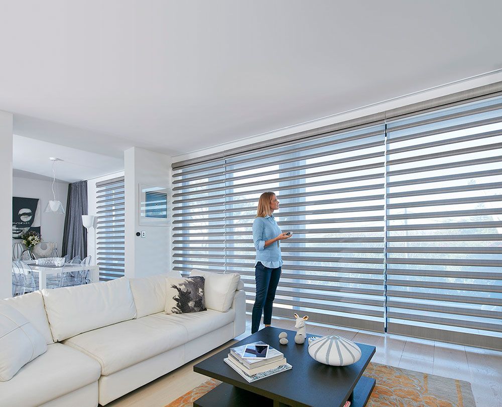 Pirouette 2 Blinds Lounge Room — Blinds in Bogangar, NSW