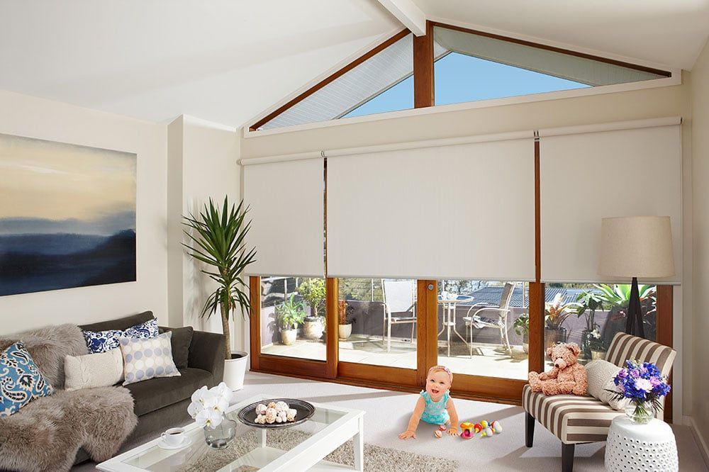 Rollerblind Sliding Door — Blinds in Bogangar, NSW