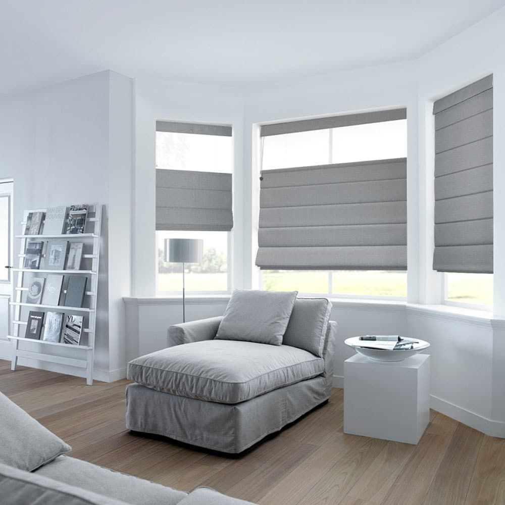 Roman 3 Blinds Lounge Room — Blinds in Bogangar, NSW