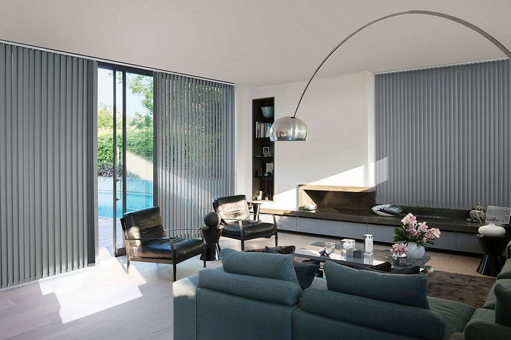 Vertical Blinds Sitting Room — Blinds in Bogangar, NSW
