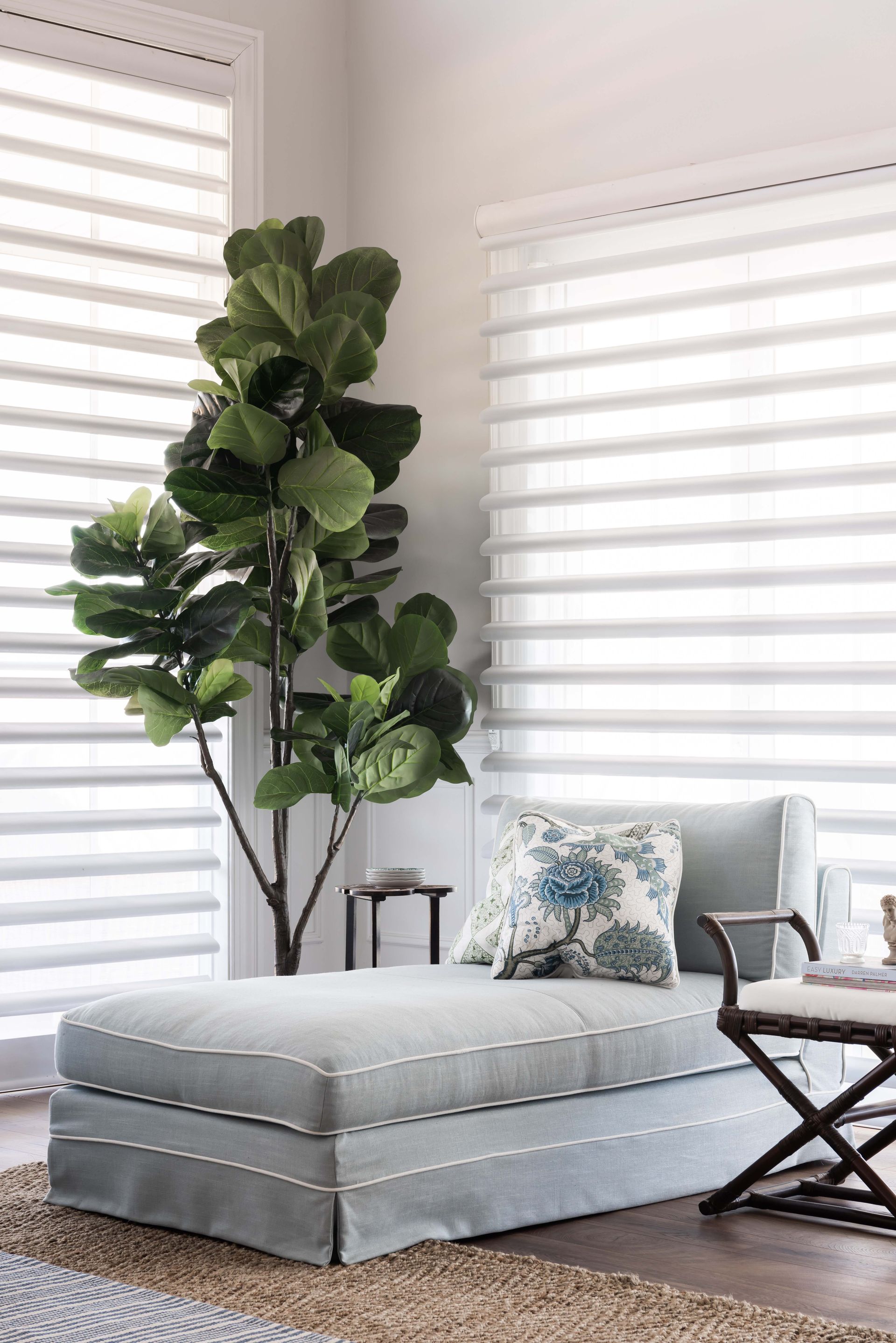 White Motorised Curtains Enhancing Security and Style — Blinds in Bogangar, NSW