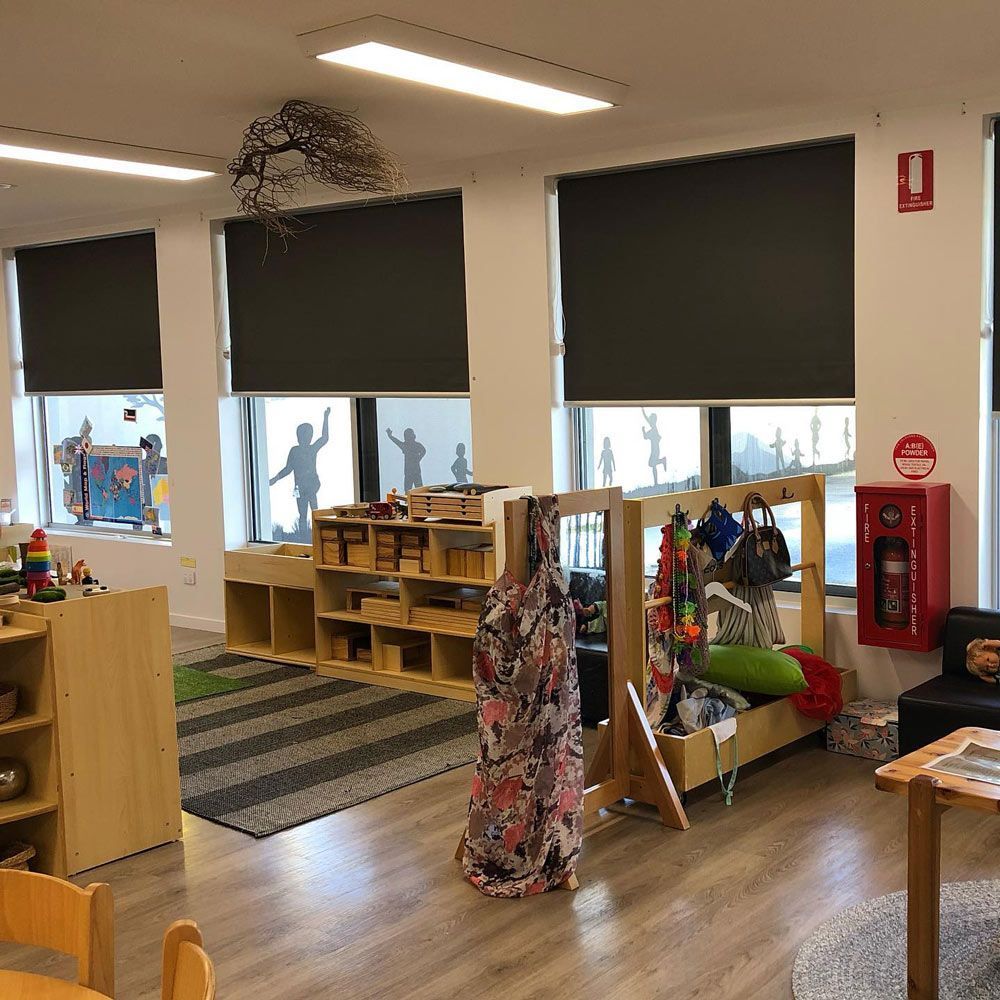 Roller Blinds Inside a Childcare Centre