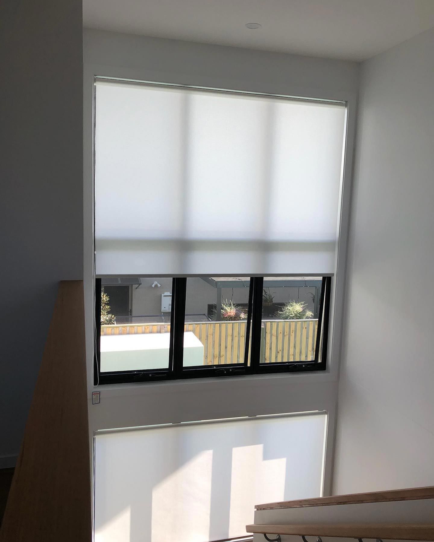 Roller Blinds On The Window