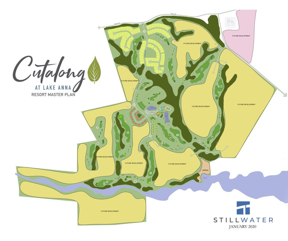 Cutalong at Lake Anna Masterplan project and overall vision