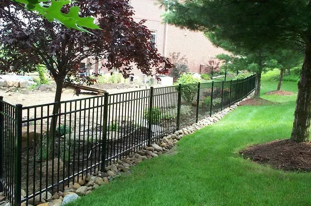 Black Painted Aluminum Fence – Pittsburgh, PA – Affordable Fence & Railing, LLC