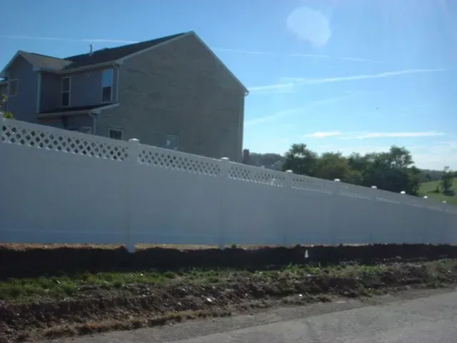 White Vinyl Fence – Pittsburgh, PA – Affordable Fence & Railing, LLC