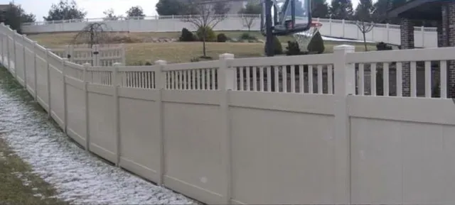 Long Residential Fence Beside Sidewalk — Pittsburgh, PA — Affordable Fence & Railing, LLC