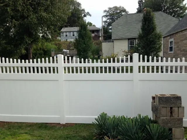 Beautiful Clean White Fence — Pittsburgh, PA — Affordable Fence & Railing, LLC