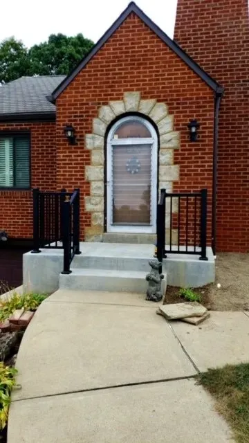 Black Fence and Gate of a House — Pittsburgh, PA — Affordable Fence & Railing, LLC