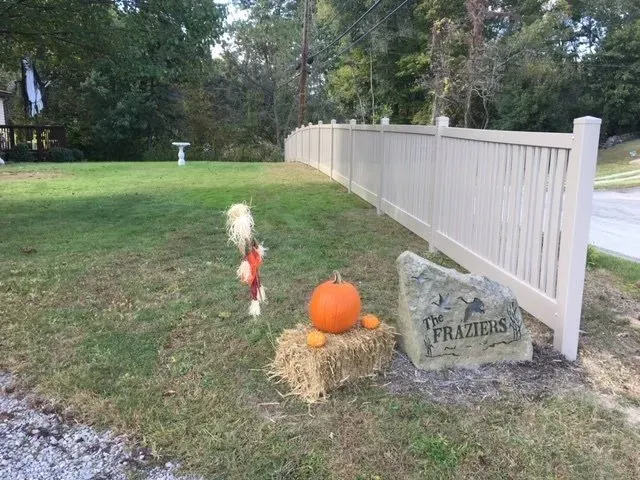 White Fence in a Lawn — Pittsburgh, PA — Affordable Fence & Railing, LLC