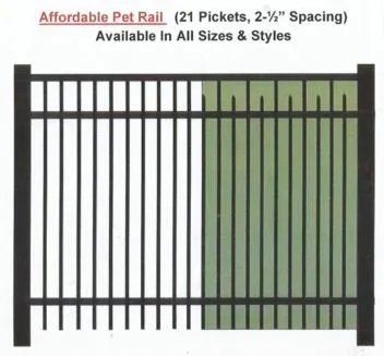 Aluminum fence 3 – Pittsburgh, PA – Affordable Fence & Railing, LLC