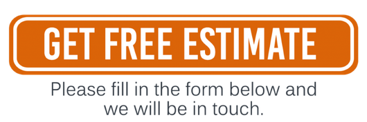 Orange button with white text