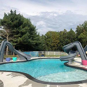 Intermittent Pool With Sliding — Elmer, NJ — Del Val Pools & Spas