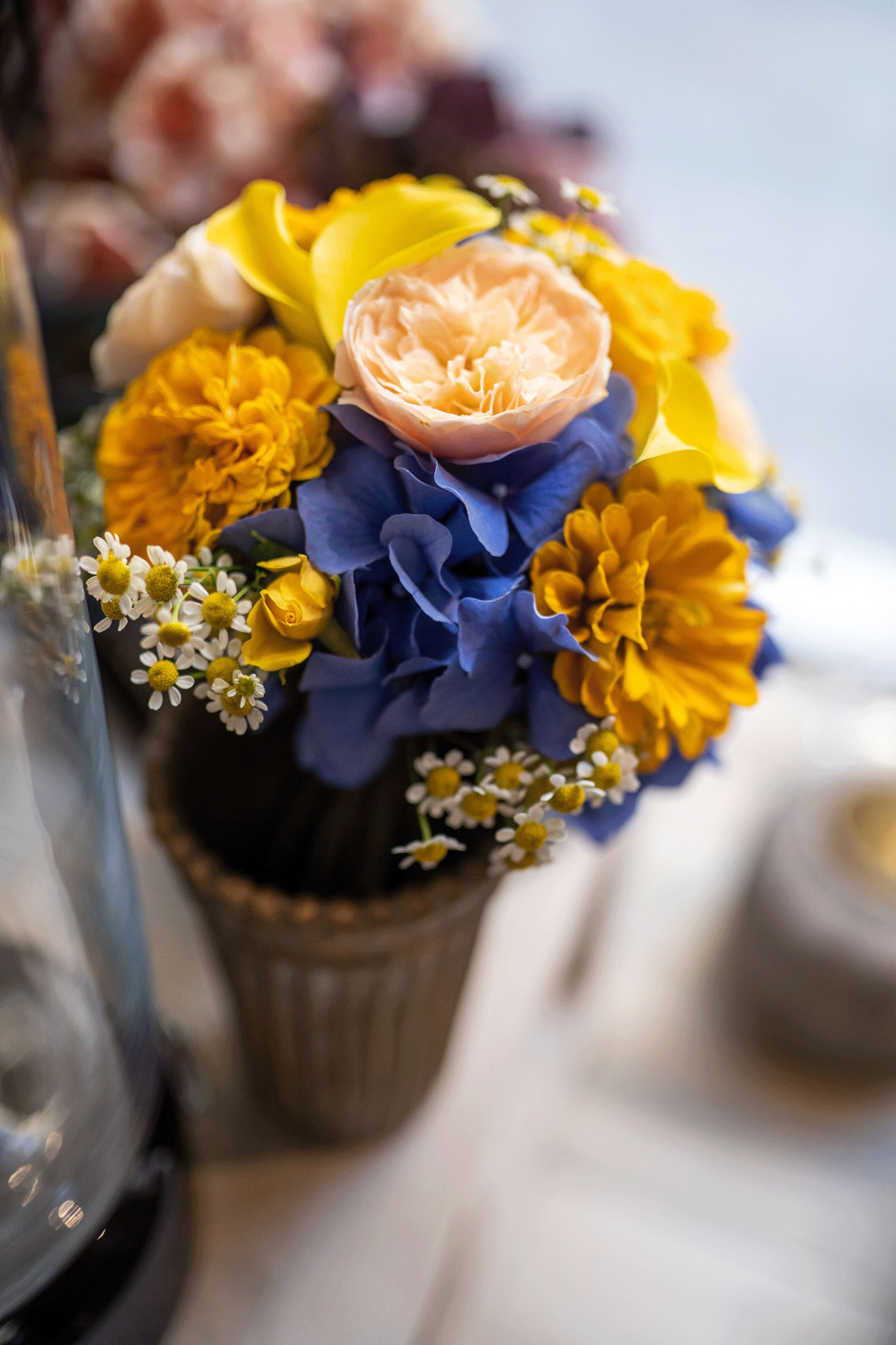 dettaglio composizione floreale  Fiorista Rischi La Spezia