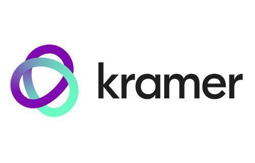 The kramer logo is a purple and green circle with the word kramer on it.
