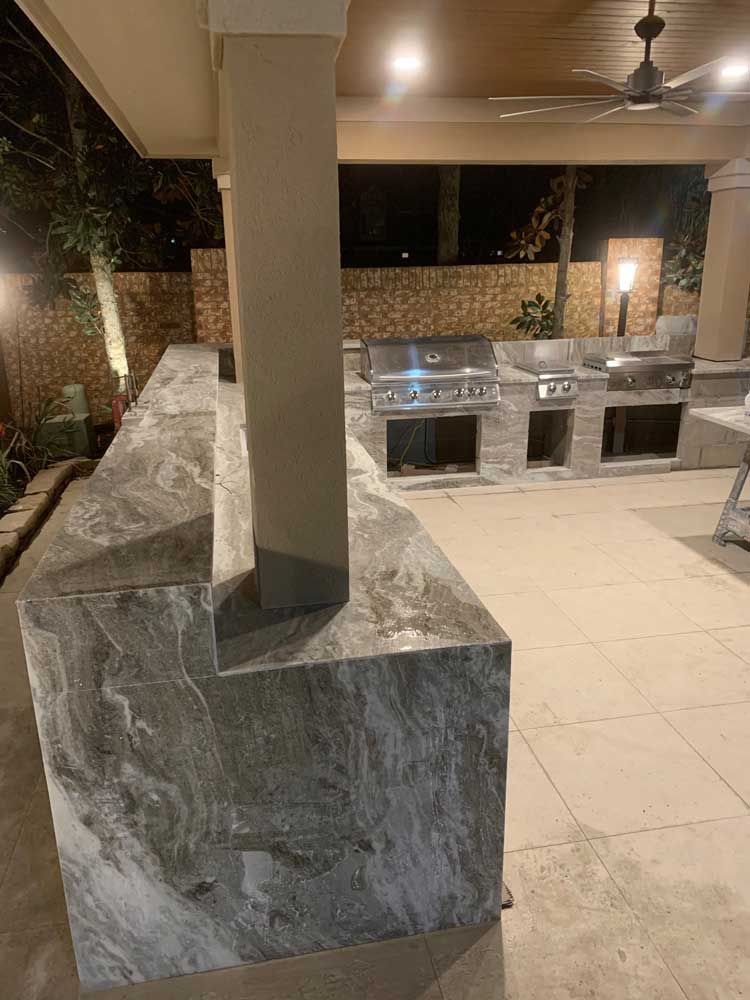 High quality outdoor custom kitchen