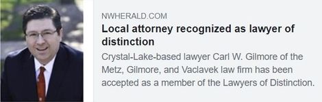 Local attorney recognized as lawyer of distinction