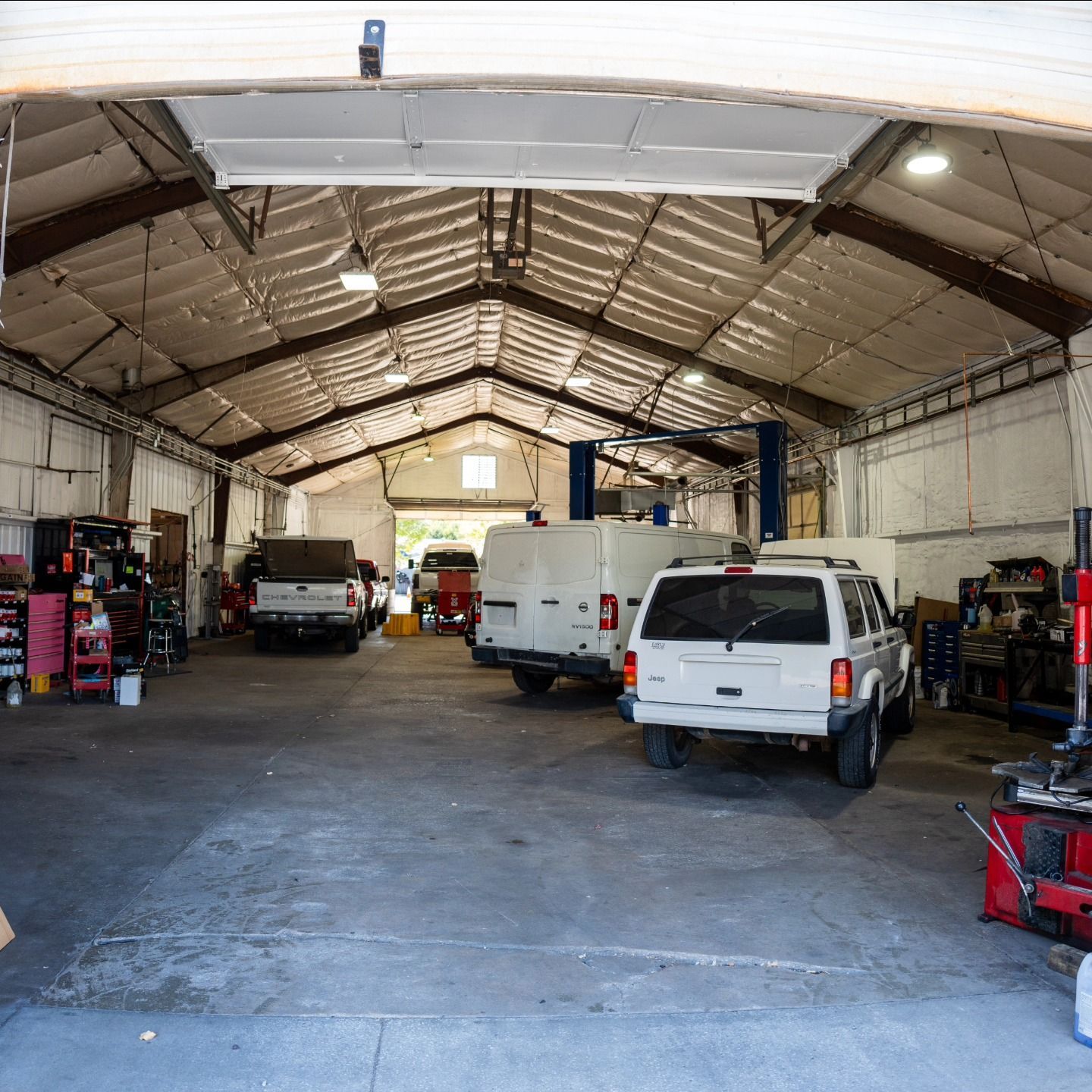 Interior View Of XM Automotive Auto Repair Shop Garage | Lenexa, KS