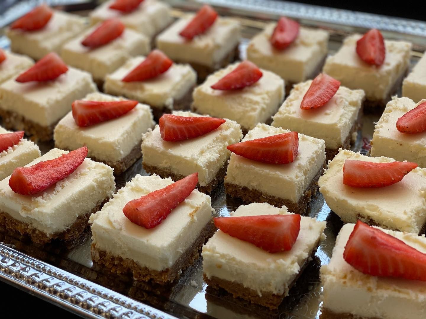 dessert catering by the pan