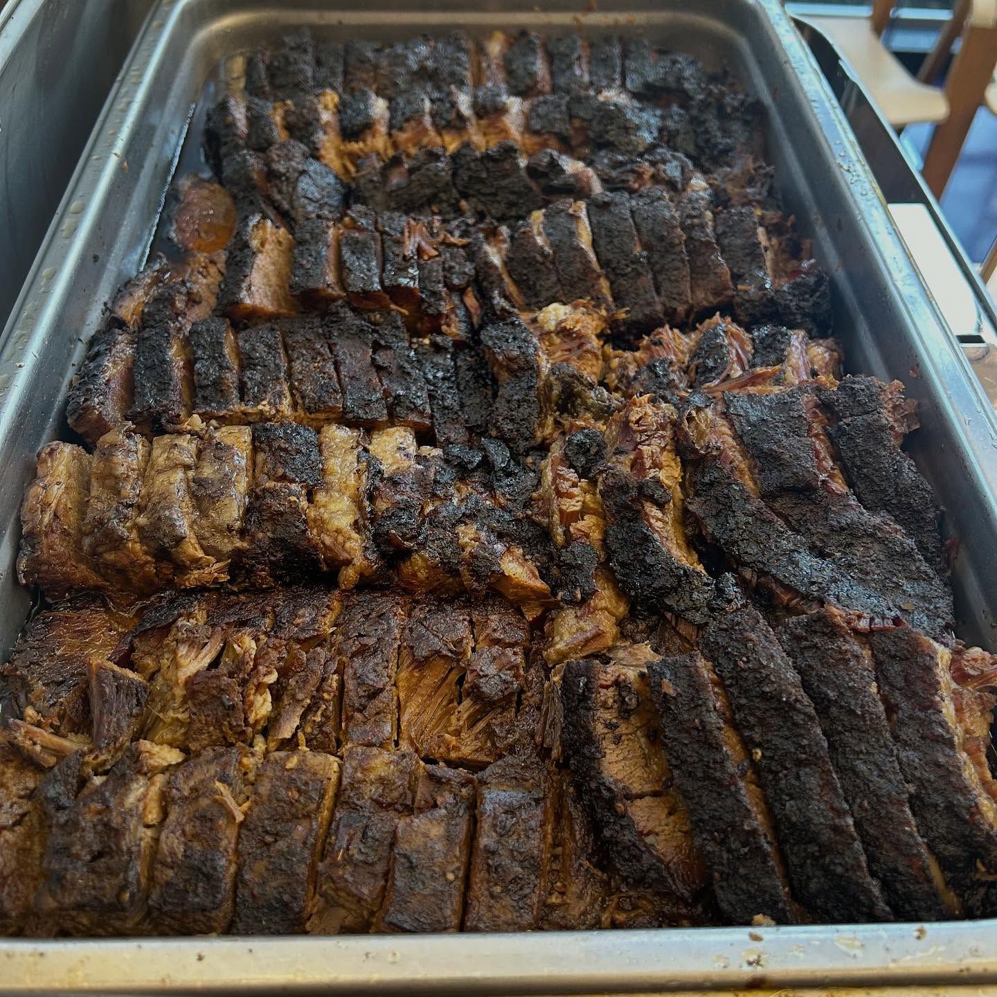 buffet catering by the tray