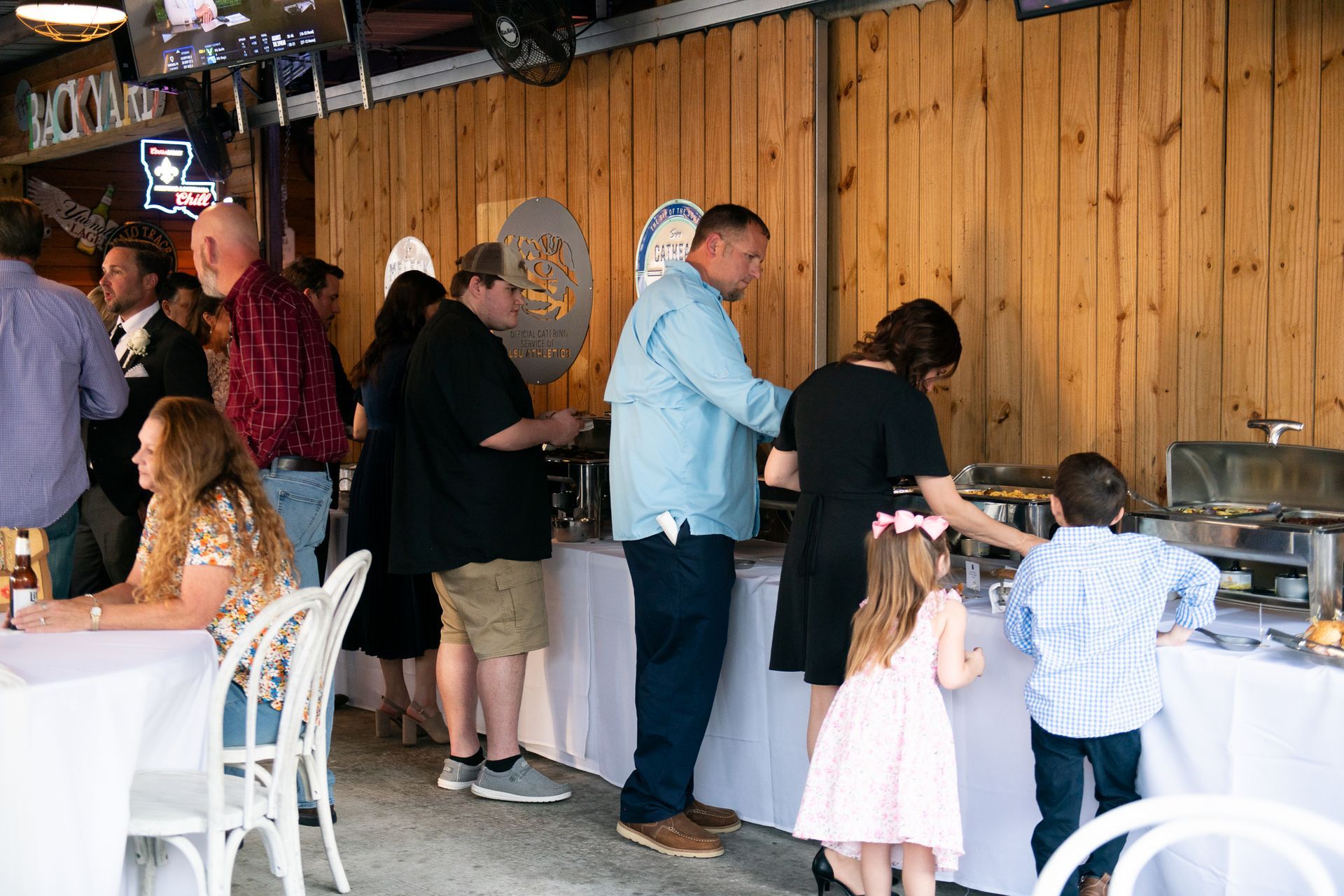 buffet catering at Wedding Venue in baton rouge