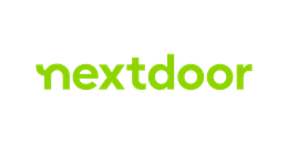 Green “nextdoor” logo on a white background