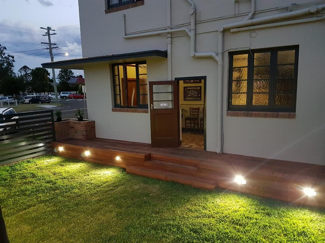 Beer Garden LEDS Installed Outside Of The House — Stand Fast Electrical Pty Ltd in Stanthorpe, QLD
