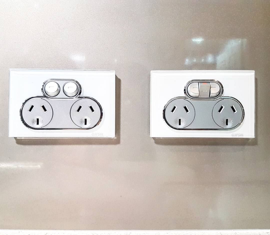 Two Outlets Installed In The Wall — Stand Fast Electrical Pty Ltd in Inglewood, QLD