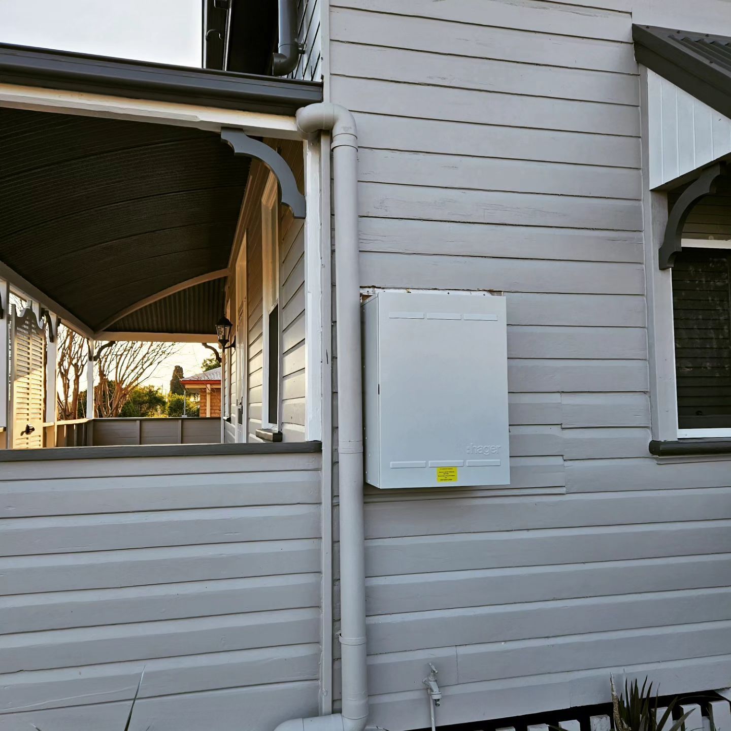 Electrical Box Outside The House — Stand Fast Electrical Pty Ltd in Killarney, QLD